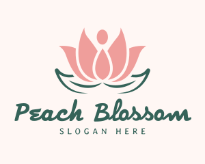 Lotus Blossom Yoga logo design