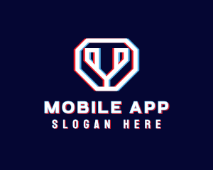 App - Static Motion Letter Y logo design