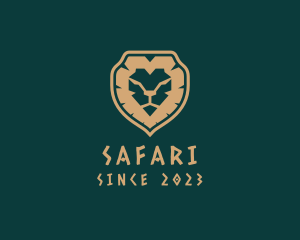 Tribal Lion Safari logo design