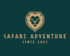 Tribal Lion Safari logo design