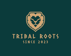 Tribal Lion Safari logo design