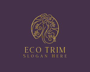 Eco Plant Goddess logo design