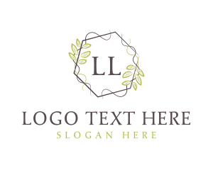 Etsy - Feminine Elegant Wreath logo design