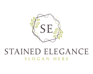 Feminine Elegant Wreath logo design