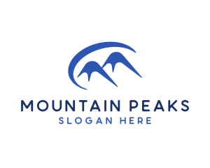 Mountain Peak Adventure logo design