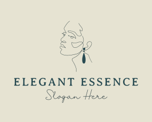 Elegant Woman Jewelry logo design