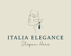 Elegant Woman Jewelry logo design