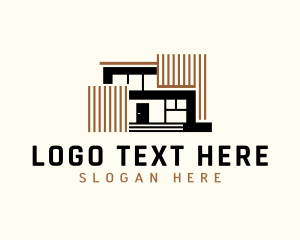 Interior Designer - Realty Construction House logo design
