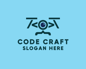 Code Drone Tech logo design