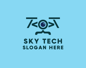 Drone - Code Drone Tech logo design