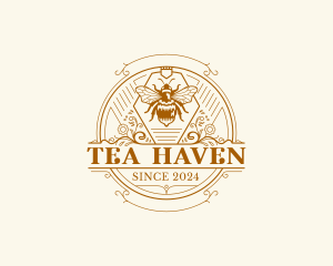 Vintage Honey Bee logo design