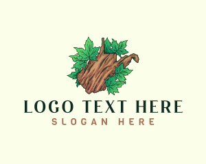 Paper Birch - West Virginia Maple Tree logo design