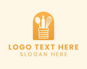 Rolling Pin - Arch Baking Tools logo design