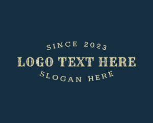 Artistic - Rustic Western Barbershop logo design