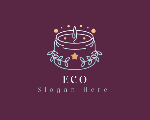 Religious - Cosmic Jar Candle logo design