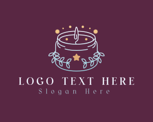 Religious - Cosmic Jar Candle logo design