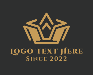 Black Crown - Royal Luxury Crown logo design