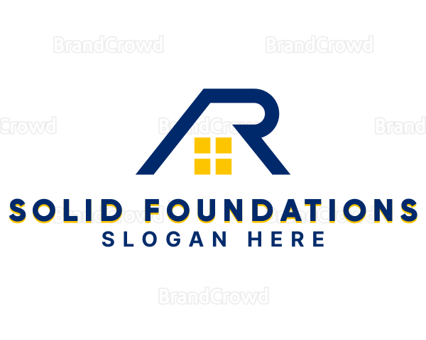 Residential Roof Letter AR Logo