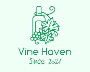 Winemaking Grape Orchard  logo design