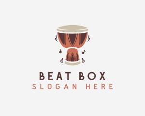 Rhythm - Tribal Drum Instrument logo design