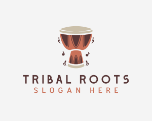 Tribal - Tribal Drum Instrument logo design