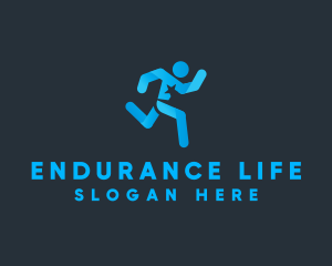 Endurance - Star Running Man logo design