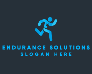 Endurance - Star Running Man logo design