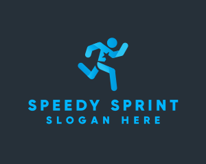 Sprint - Star Running Man logo design