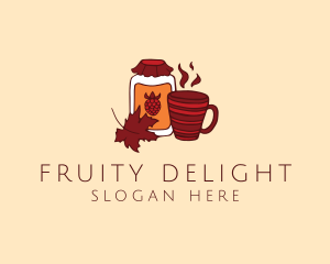 Canadian Fruit Jam Cafe logo design