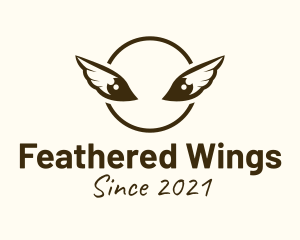 Feather Wing Eye logo design