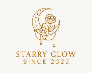 Starry - Beauty Lunar Flower logo design