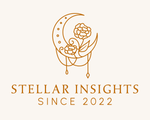 Astrological - Beauty Lunar Flower logo design