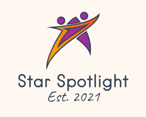 Star Charity Advocate   logo design