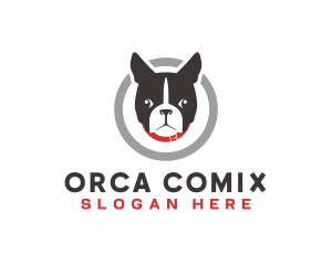 Red Dog - Dog Pet Veterinary logo design
