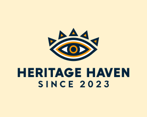History - Ancient Mystic Eye logo design