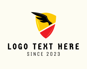 Airport - Wing Shield Travel logo design