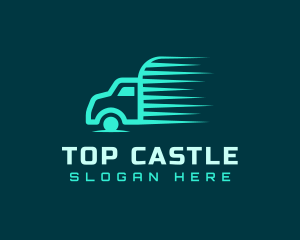 Automotive Truck Logistics Logo