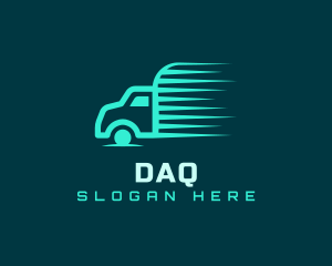 Trailer - Automotive Truck Logistics logo design