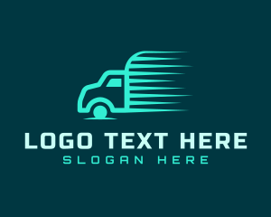 Haulage - Automotive Truck Logistics logo design