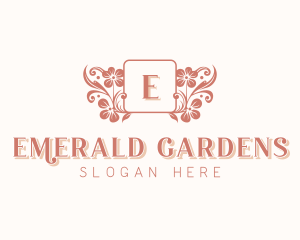 Flower Florist Gardening logo design