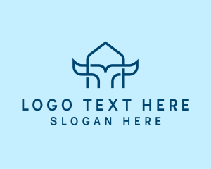 Whale House Letter A logo design