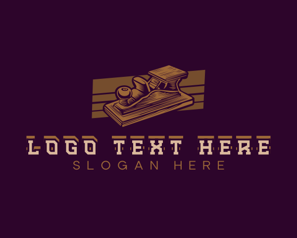 Carpentry - Wood Carpentry Planer logo design