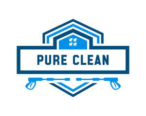 Power Washing Cleaning logo design