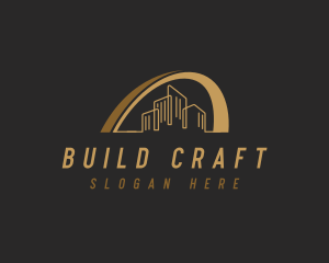 Urban Skyscrapers Building logo design