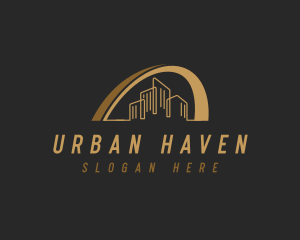 Urban Skyscrapers Building logo design