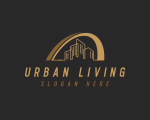 Urban Skyscrapers Building logo design