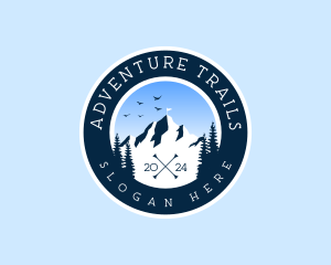 Outdoor Mountain  Camping logo design