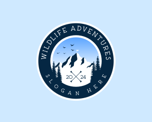 Outdoor Mountain  Camping logo design