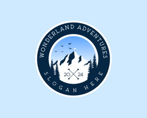 Outdoor Mountain  Camping logo design