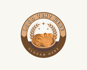 Delicatessen - Wheat Bread Croissant logo design